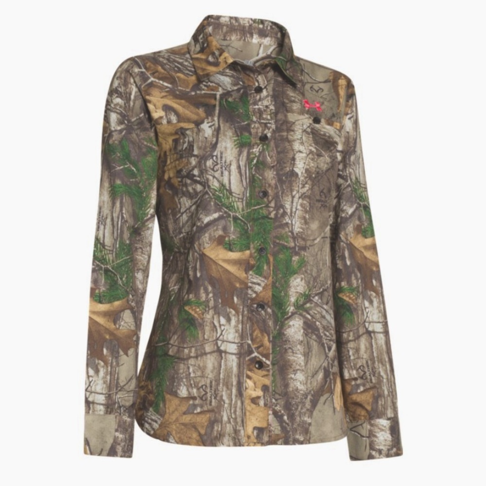 Under Armour UA Performance Field Shirt - Realtree AP-Xtra Women’s Size XL